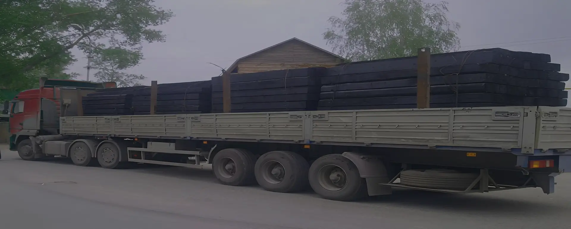 Сервис от транспортной компании по доставке шпал по России из Утёвки автотранспортом